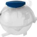 Coolant Radiator Reservoir Tank Coolant Overflow Expansion Bottle with Cap and Sensor - Compatible for Volkswagen Passat CC Golf GTI Jetta Tiguan for Audi A3 Q3 TT - Replace Part 1K0121407A