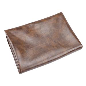 Leather Scooter Seat Cover Fabric - 35 x 18", Brown Color, Set of 2