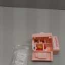 Civaner 17 Pieces Dollhouse Refrigerator Mini Fridge Toy with Christmas Mini Food Set Dollhouse Kitchen Furniture Food Toy Miniatures Kitchen Decoration Bottle Fruit Dessert for People (Lovely Style)