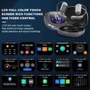 Real-Time AI Translation Earbuds, Open-Ear Audifonos Traductores Ingls Espaol Two-Way Translator Headphones, Bluetooth Wireless Earhooks for Business, Travel, Learning, Meetings (Grey)