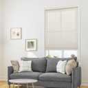 DEZ FURNISHINGS Cordless 1" Signature Light Filtering Cellular Shade, 70" W x 48" H, Cream