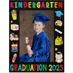 Kindergarten Graduation Picture Frame 2025 Preschool Prek Kindergarten Graduations Gifts Kindergarten Graduation Photo Frame My First Graduation Picture Frame Gifts for Kids Boys Girls