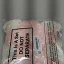 Macarrie 2 Pcs Plush Heart Shaped Pillow with Angel Wings Car Headrest Soft Comfortable Seat Pillow for Driving Travelling Room Office Car Decor, 19.7 x 8.3 Inch (White, Pink)