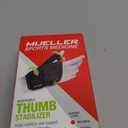 MUELLER Sports Medicine Adjust-to-Fit Thumb Brace, Spica Splint, Thumb Pain Relief Stabilizer for Men and Women, Ideal for De Quervain's Tenosynovitis, Arthritis, Sprains, Fits Right or Left, Black, One Size (1 Count (Pack of 1))