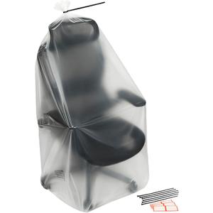Storage Standard Large Clear Plastic Bags for Storage 6-Pack - Waterproof Extra Large Plastic Bags with Zip Ties, Heavy-Duty Cover for Rugs, Patio Cushions, Dcor & Oversized Items - 45 x 65 Inches