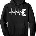Gamer Heartbeat for Gaming Pullover Hoodie.S