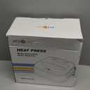 HTVRONT Heat Press Machine for T Shirts - Portable 12X10 Heat Press with Pressure Display, Heats Up Fast & Evenly H10 Heat Press Machines for HTV, Sublimation, Heat Transfer Projects (Bubble Blue)