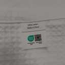 Cotton Waffle Weave Duvet Cover White 94" x 66' 