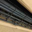 FDW Dog Crate for Large Dogs 48 Inch Folding Metal WirePet Cage Double Door W/Divider Panel Indoor Outdoor Kennel Leak-Proof Plastic Tray,Black