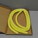 PATIKIL 2 Pcs Pipe Insulation Foam Tube, Heat Preservation Foam Pipe Tubing Covers 3/8" (10mm) ID x 3.3FT x 13/16" OD for Handle Heat Water Pipe Freeze Protection, Yellow