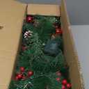 Goplus 2.4-ft Pre-lit Artificial Christmas Tree with White LED Lights