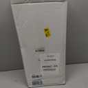 Black Galvanized Steel Outdoor Mailbox 20x8.7x6.7in