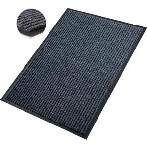 Front Door Mat,3'x6'Indoor Outdoor Door Mat,Heavy Duty Durable Welcome,Commercial Floor Mats Inside Outside Entrance, Waterproof All-Season, All-Weather Non Slip Backing Doormat for Entryway,Black