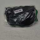 WODECASA Women's Plus Size 3 Piece Swimsuits Halter Triangle Bikini Set with Drawstring Semi Sheer Cover Up Bathing Suit (4X-Large, 185 Black)