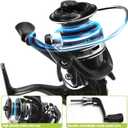 Fishing Pole and Reel Combo - 2PCS Carbon Fiber Telescopic Rods Spinning Reels Saltwater/Freshwater Kit with Lures, Line and Carrier Bag, Travel Fishing Gear for Adults