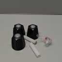 Tub Shower Trim Kit, Matte Black 3 Piece Shower Knob and Bath Tub Spout, for Price/Pfister Verve 3 Handles and Tub Shower Faucet, for 1/2'' Pipe MALE Thread Connection, 3/4'' IPS Pipe Inside Thread