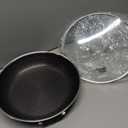 Frying Pan with Lid, 12 Inch Hybrid Non Stick Stainless Steel Skillets, Dishwasher Induction Oven Broiler Safe, Non Toxic Chef's Pan, PFOA Free Cookware