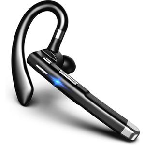 Wireless Headset Business Earpiece Built-in Mic Noise Cancelling Headphone 5.3 Handsfree Sports Earphone for Android iOS Driving Trucker Driver Business Office