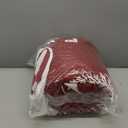 WeCozy 7 Pcs King Size Christmas Comforter Set with 2 Pillowcases & 2 Shams, Red Countryside Snowy Bedding for Kids and Adults, Merry Farmhouse Elk Bed in a Bag with Flat Fitted Sheet