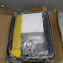 3 Tier Rolling Cart, Metal Utility Cart with 4 Hooks, Rolling Storage Cart on Wheels, Small Organizer Cart for Nursery, Kitchen, Living Room, Bathroom, Black