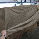 Tent Size 5.11x7 FT khaki (no brand)