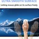 Large Mouse Pad 31.5x11.8 Inch, XXL Gaming Desk Mat with Non-Slip Rubber Base, Natural Scenery Design Mouse Pads for Desktop, Computer, Office & Home Use - Fits Keyboard and Laptop (Starry Mountain)