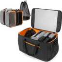 Camping Gear Organizer, 3 Pcs Camping Packing Cubes and 1 Pcs Mesh Pocket with Carrying Bag for Kitchen Supplies, 5-in-one Tactical Travel Storage with Transparent Window for Car Trunk Patented Design
