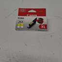 Canon CLI-251XL Genuine Yellow Ink Tank, Compatible with MG6320, IP7220 & MG5420, MX922, MG5520, MG6420, MG7120, iX6820, iP8720, MG7520, MG6620, and MG5620 Printers, Pack of 1