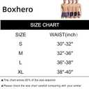 Boxhero Bamboo Fiber Boxer Briefs - 2026 Upgrade Box Hero Mens Underwear, Built-in with 3D Pouch Soft Underwear for Men (Blue, L)