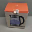 Speed-Boil Electric Kettle For Coffee & Tea - 1.7L Water Boiler 1500W, Borosilicate Glass, Easy Clean Wide Opening, Auto Shut-Off, Cool Touch Handle, LED Light. 360 Rotation, Boil Dry Protection (Black)