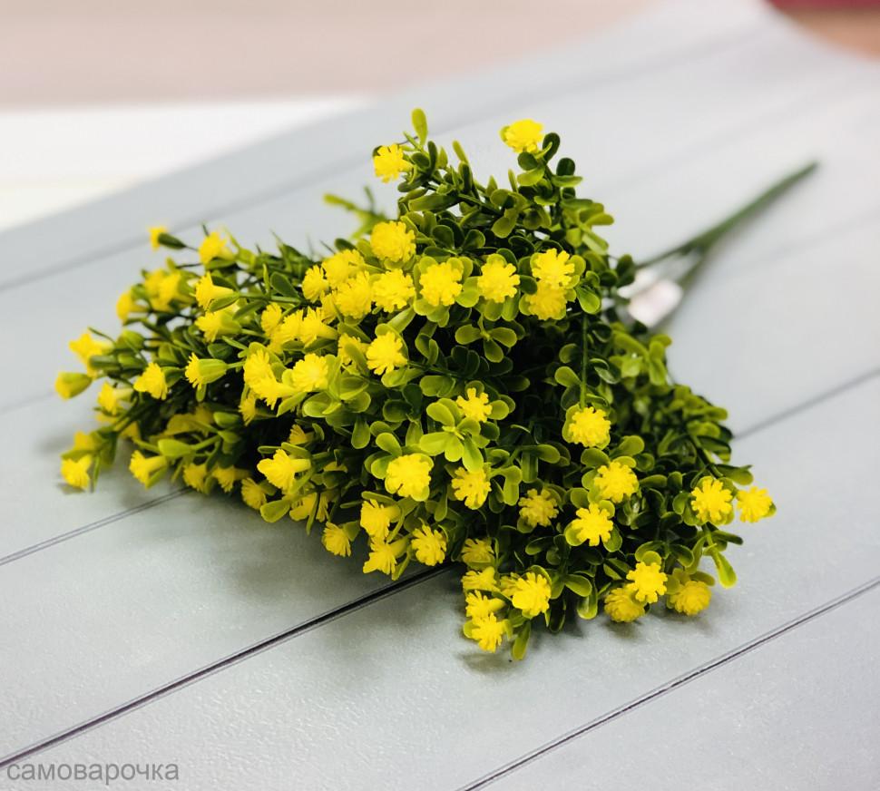 Artificial Flowers for Outdoors, 12 Bundles UV Resistant Realistic Faux Plants for Outside Porch Planter, Spring Summer Home Garden Decoration, Yellow