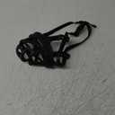 BARKLESS Dog Muzzle, Basket Muzzle for Biting, Chewing and Scavenging, Humane Cage Mouth Cover, Perfect for Grooming and Training Large Aggressive Reactive Dogs (L, Black)