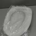 SS114 Toilet Seat Replacement Compatible with TOTO, Elongated Soft Close Toilet Seat for SS113/SS154/SS204/SS214/SS224, Transitional Heavy Duty Oval Toilet Seats, 2-Pack Toilet Bolts and Nuts, White