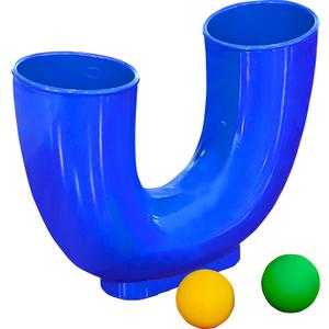 Juggling Balls Skill Game Toy with 2 Balls - Reaction Game Gift Set for Boys, Girls, & Teens - Bop It Outdoor Games, Adult Toy for Family Fun, Perfect 10-Year-Old Boy Gifts (Blue)