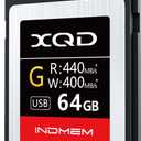 XQD 64GB Memory Card, 5X Tough MLC XQD Flash Memory Card High Speed G Series| Max Read 440MB/s, Max Write 400MB/s