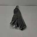 Cuffbow Men's Tie Bulk Groomsman 3.15'' Formal Necktie for Wedding Business (Black)