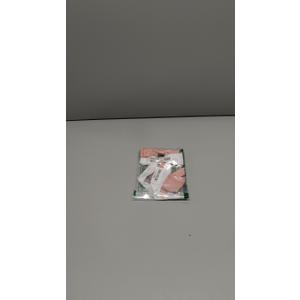 2PCS Silky Satin Hair Bows Hair Clip Pink White Hair Ribbon Ponytail Holder Accessories Slides Metal Clips Hair Bow for Women Girls Toddlers Teens Kids