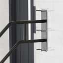 Handrails for Outdoor Steps Stair Railing Indoor, 1 to 3 Steps Stairs Wall Mounted Metal Handrail for The Elderly, Kids, Disabled, Pregnant Women