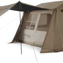 Naturehike Village Instant Tent, 4 Person Camping Tent with Full Rainfly, Waterproof Large Cabin Tents for Car Camping