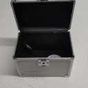 Medicine Lock Box w/Combination Lock - 5 x 7 x 5" Cabinet Safe, White