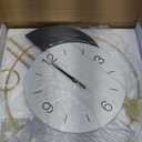 Wall Clock,Decorative Wall Clocks with Pendulum,Silent Quality Quartz Wall Clock Battery Operated,Large Wall Clock for Living Room,Kitchen,Home,Bathroom,Bedroom Wall Decor,16x26.5inch (Golden)