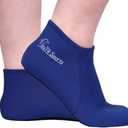 FitsT4 Sports Neoprene Water Socks 3mm Snorkel Fin Anti-Slip Sock Swim Men Women Dive Wetsuit Booties, Small, Blue