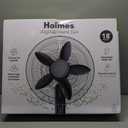 Holmes 18” Digital Stand Fan – 3-Speed, Adjustable Head Tilt, 75° Oscillation, 7.5-Hour Timer, Remote Control