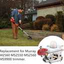 munirater Carburetor Carb Replacement for Troy Bilt TB35EC TB2044XP TB2040XP String Trimmer Remington RM430 Murray M2560 MS2550 MS2560 MS9900 Zama C1U-P27 Leaf Blower 753-06288