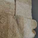 OLANLY Bathroom Rugs Sets 3 Piece, Soft Absorbent Microfiber Bath Mats and U-Shaped Contour Toilet Rug, Plush Shaggy Bath Mat Set for Bathroom (36"x24"+24"x16"+24"x20", Beige)