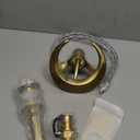 SWHC Waterfall Bathroom Faucet, Brass Bathroom Sink Faucet Flying Saucer Shape Faucet for Bathroom Sink Adjustable Hot and Cold Single Handle Bathroom Faucet