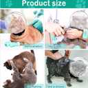 Cat Muzzle for Grooming Cat Adjustable Hood with Paw Covers, Kitten Breathable Anti Bite Muzzles Anti Scratch Boots Silicone Pussy Shoes Boots Kitten Paw Protector for Pet Bathing Shaving(Large)