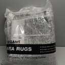 Zesthome Washable Area Rug 6x9, Large Abstract Rugs for Living Room, Non-Slip Stain Resistant Rugs, 6x9 Area Rugs for Bedroom, Dining Room, Ultra-Thin Indoor Area Rugs (Grey/Ivory, 6'x9')