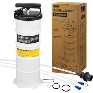 EWK 6.5L Manual Oil Extractor Pump for Automotive Fluids, Cars, Jet Skis, and More