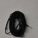 1/8 to Dual 1/4 Stereo Cable 50 Feet, 3.5mm TRS to 2 x 6.35mm TS Mono Y Splitter Audio Cord Adapter, Oxygen-Free Copper, OD:5.0MM, for PC, Mixer, Speaker, Home Stereo System with 5 Cable Ties